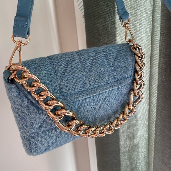 Urban Expressions Temperance - Linen Crossbody - Light Blue - Picture 9 of 12